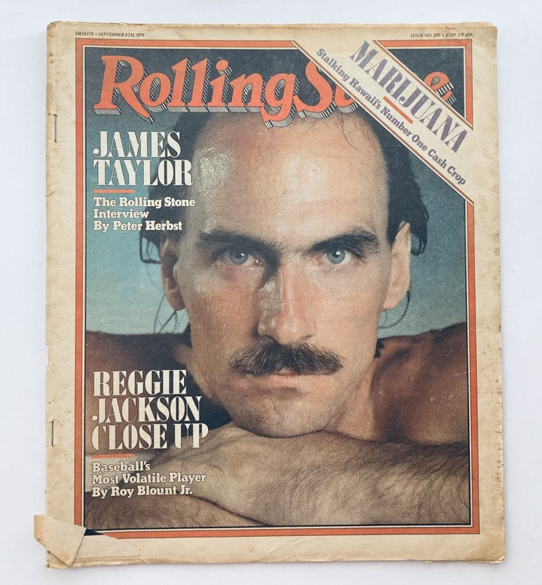 VTG Rolling Stone Magazine September 6 1979 Issue 299 James Taylor No Label