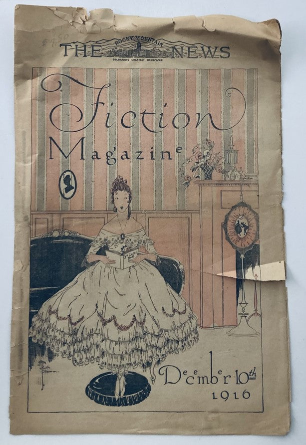 VTG The Sunday Fiction Magazine December 10 1916 The Crooked Path No Label