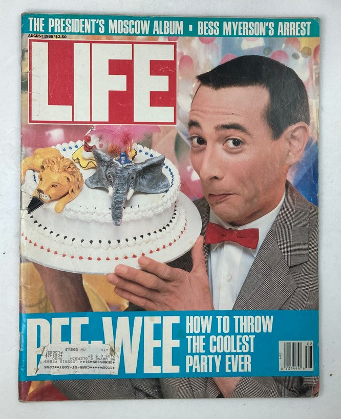 RES* Life Magazine August 1988 Vol 11 No. 9 Pee-Wee Herman Coolest Party Ever