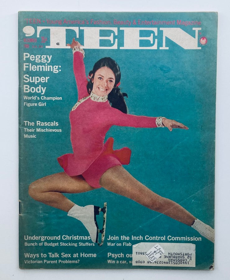 VTG 'Teen Magazine December 1968 Peggy Flemming World Champ Figure Girl