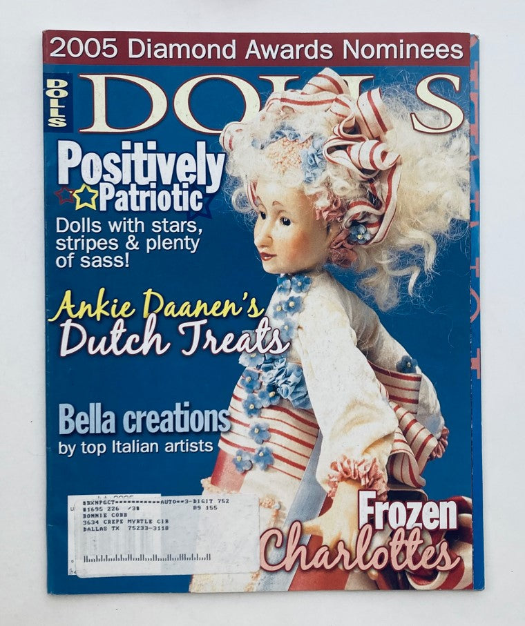 Dolls Magazine July 2005 Ankie Daanen's Dutch Treats Frozen Charlottes