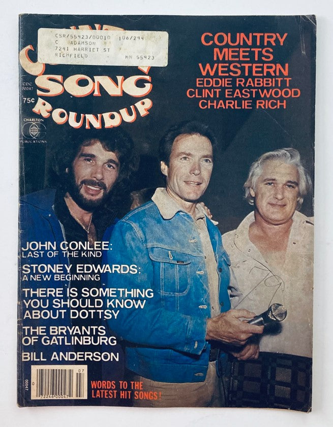 VTG Country Song Roundup Magazine July 1979 Eddie Rabbit, Clint Eastwood