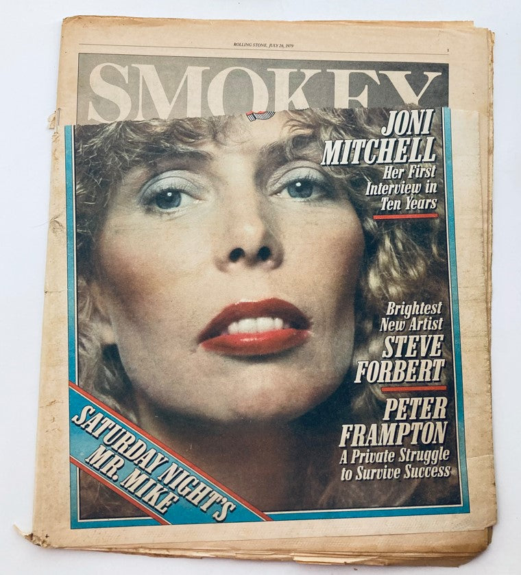 Rolling Stone Magazine July 26 1979 Joni Mitchell Cover No Label