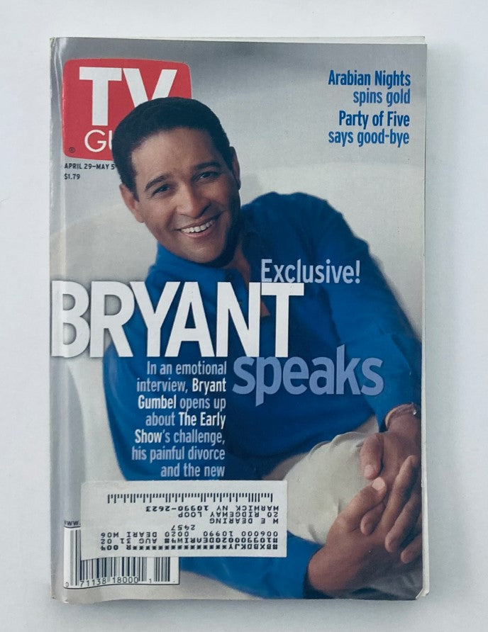 TV Guide Magazine April 29 2000 Bryant Gumbel Speaks NY Metro Ed.