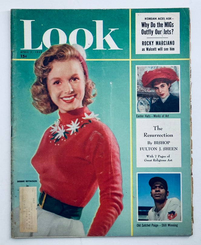 Look Magazine April 7 1953 Vol 17 No. 7 Debbie Reynolds, Satchel Paige