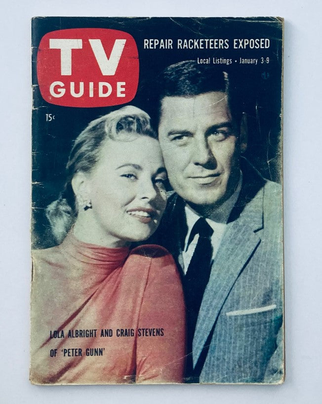 TV Guide Magazine January 3 1959 #301 Lola Albright Georgia Ed. No Label