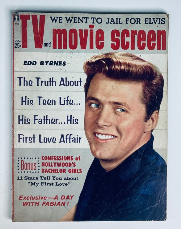 VTG TV and Movie Screen Magazine December 1959 Vol 7 #1 Edd Byrnes No Label