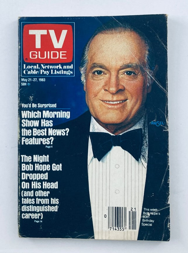 TV Guide Magazine May 21 1983 Bob Hope 80th Birthday LA Metro Ed. No Label