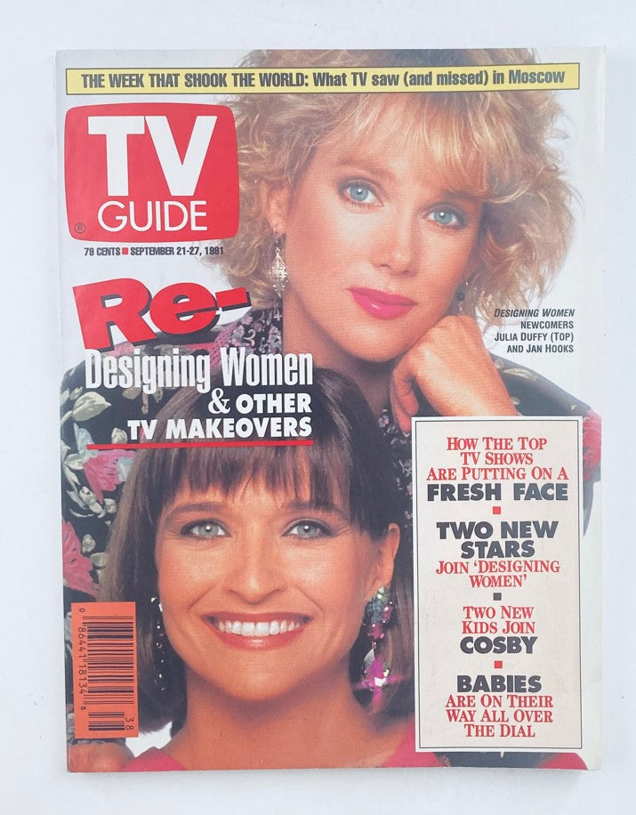 TV Guide Magazine September 21 1991 #2008 Julia Duffy & Jan Hooks No Label