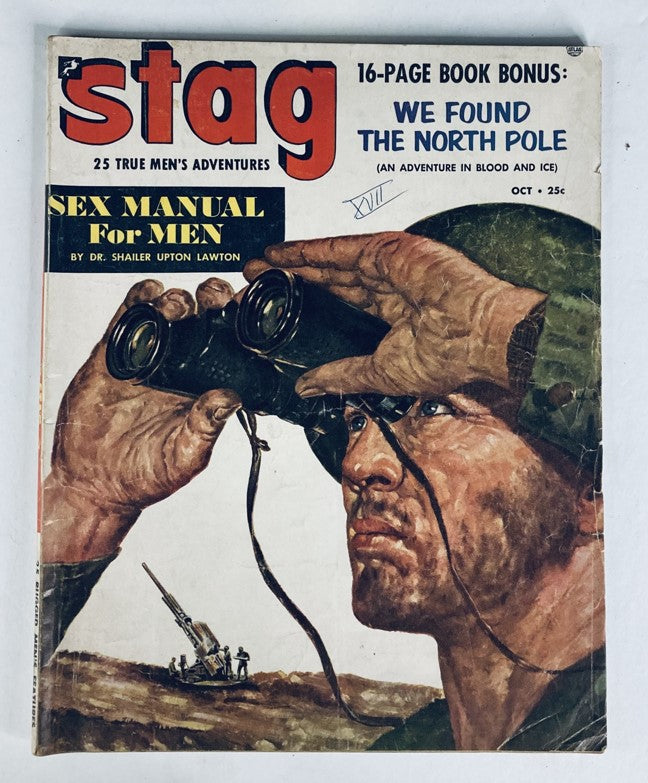 VTG Stag Magazine October 1953 Vol 4 No. 10 We Found The North Pole No Label