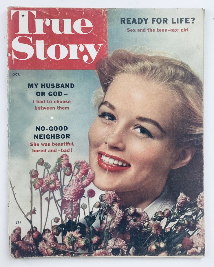 VTG True Story Magazine October 1957 Vol 77 No. 3 No-Good Neighbor No Label