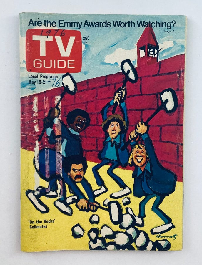 TV Guide Magazine May 15 1976 #1207 'On The Rocks' Cellmates WA-Baltimore Ed.