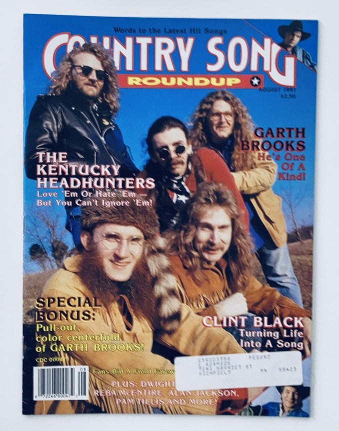 Country Song Roundup Magazine August 1991 The Kentucky Headhunters