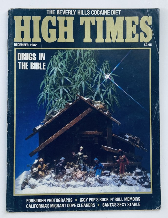 VTG High Times Magazine December 1982 #88 Drugs in The Bible No Label