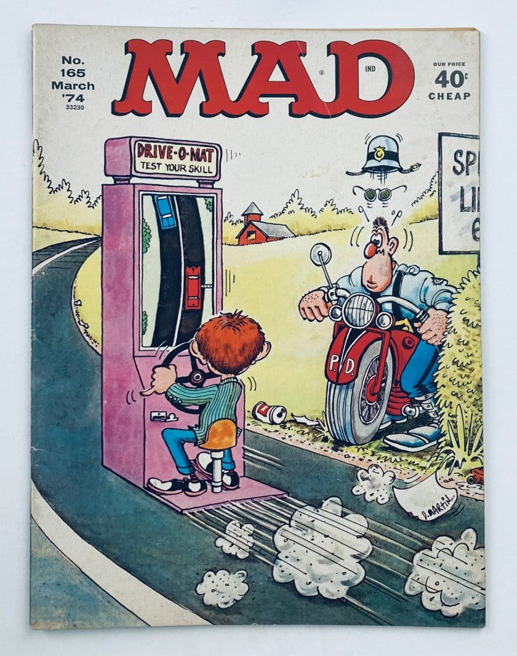 Mad Magazine March 1974 No. 165 The 8 James Bomb Movies 6.0 FN Fine No Label