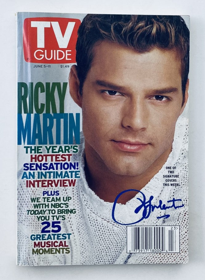 TV Guide Magazine June 5 1999 Ricky Martin San Diego Ed. No Label