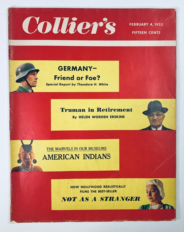 VTG Collier's Magazine February 4 1955 Vol 135 #3 Truman Retirement No Label