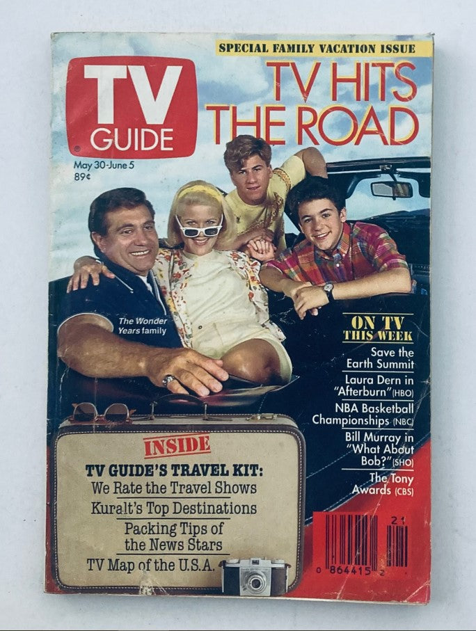 TV Guide Magazine May 30 1992 The Wonder Years Family Maine Ed. No Label