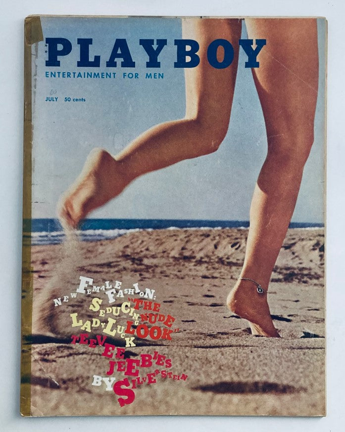 VTG Playboy Magazine July 1960 Teddi Smith w Centerfold No Label