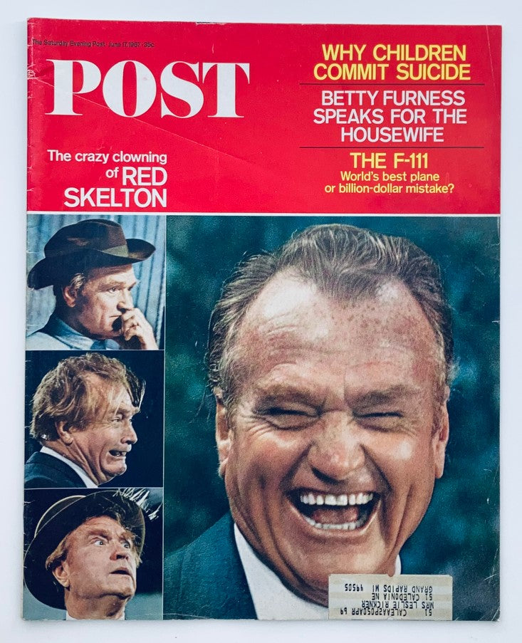 The Saturday Evening Post June 17 1967 Issue No. 12 Clowning of Red Skelton