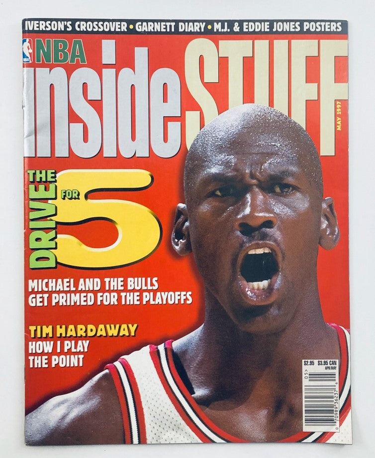 NBA Inside Stuff Magazine May 1997 Vol 6 No. 3 Michael Jordan No Label