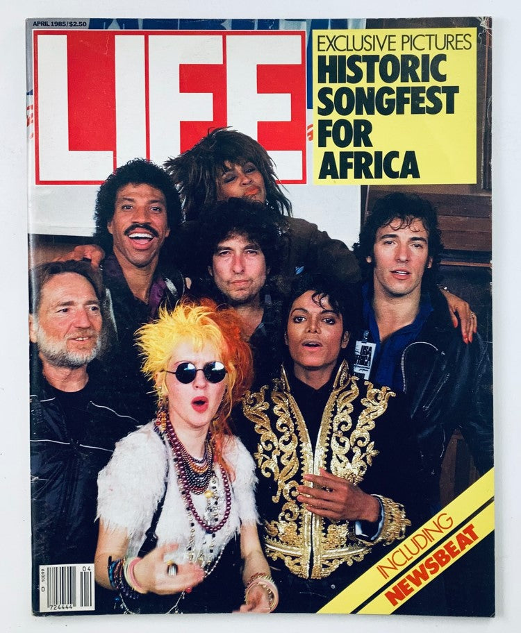 VTG Life Magazine April 1985 Vol 8 No. 4 Michael Jackson in Africa No Label