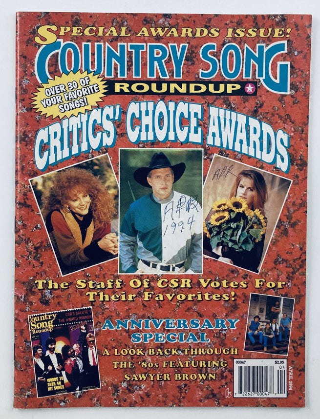 Country Song Roundup Magazine April 1994 Garth Brooks & Tanya Tucker No Label