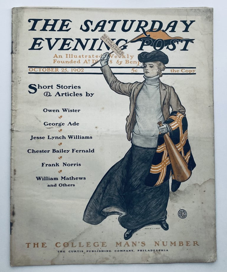 The Saturday Evening Post October 25 1902 The College Man's Number No Label