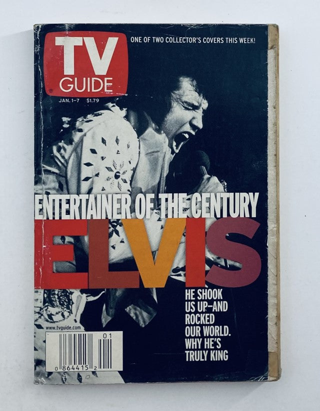 TV Guide Magazine January 1 2000 Elvis Presley He Shook Us Up PA Ed. No Label