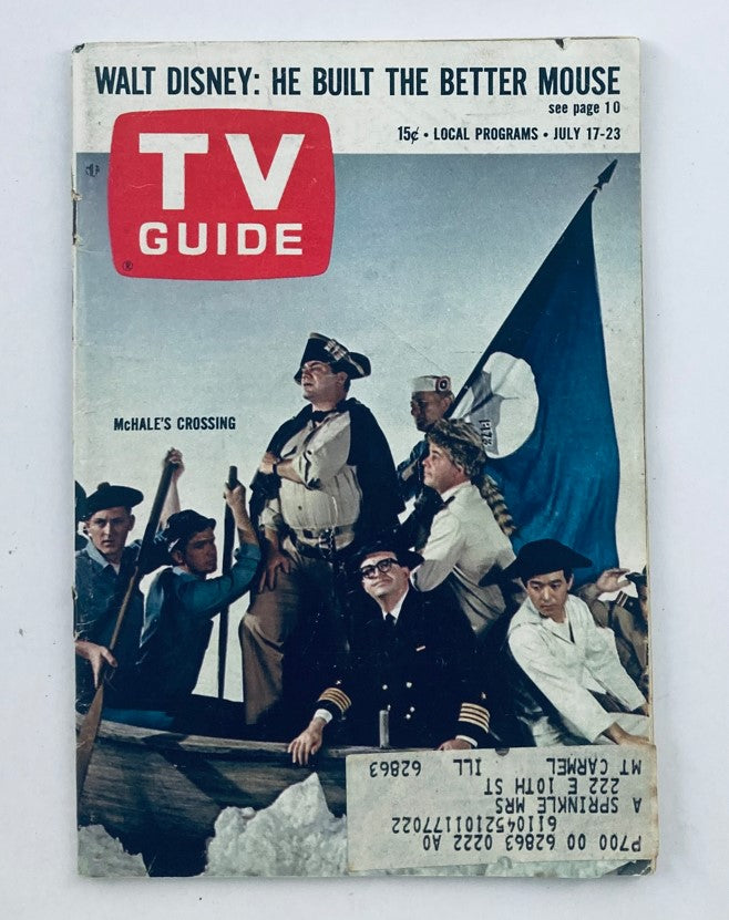 TV Guide Magazine July 17 1965 #642 McHale's Navy Evansville-Paducah Ed.