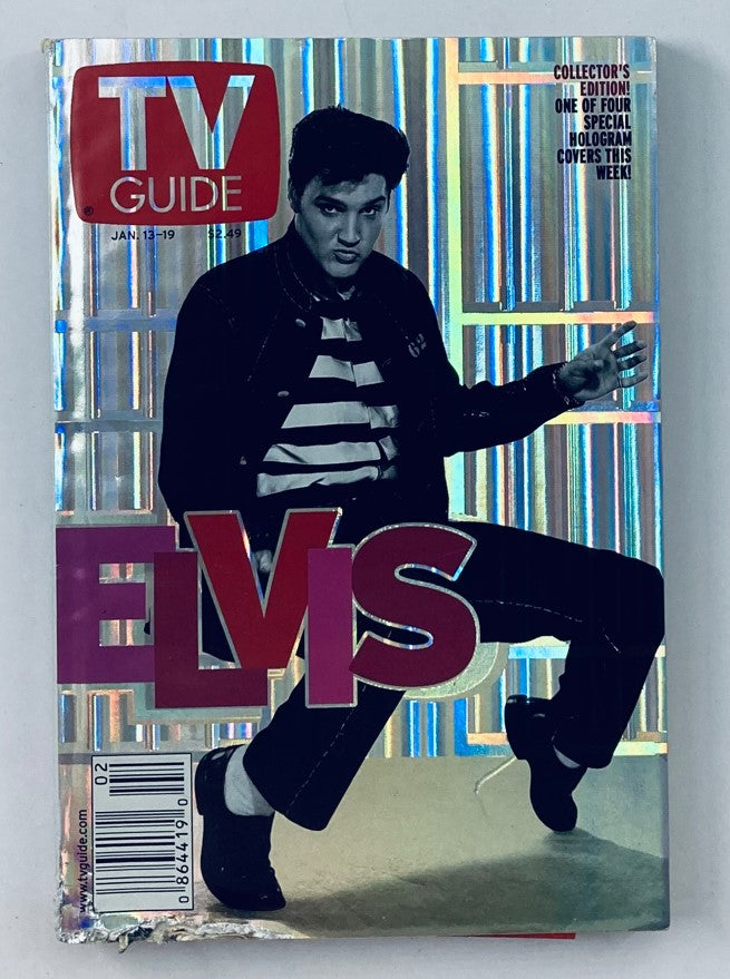 TV Guide Magazine January 13 2001 Elvis Presley MediaOne-Hudson Valley Ed.