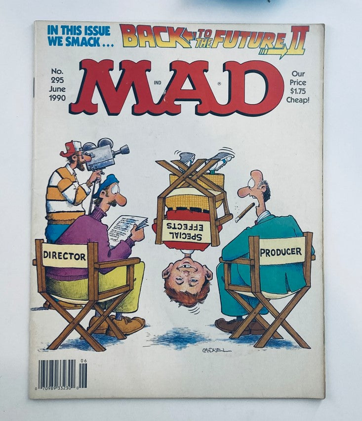 Mad Magazine June 1990 No. 295 Back To The Future II 4.0 VG Very Good No Label