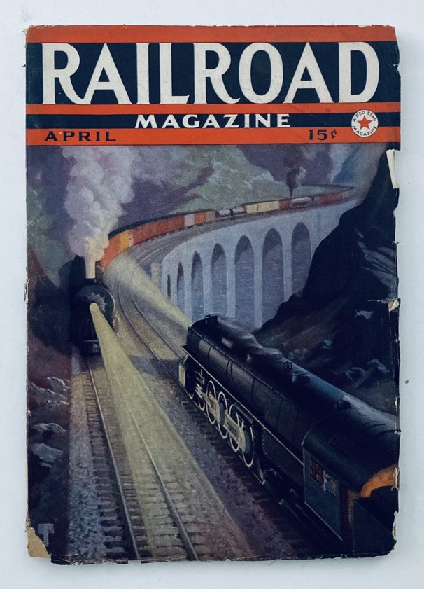 VTG Railroad Magazine April 1938 Vol 23 No. 5 Along the Iron Pike No Label