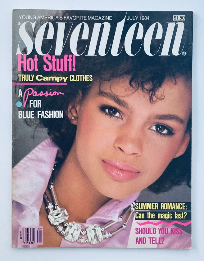 VTG Seventeen Magazine July 1984 Cover Girl Kersti Bowser No Label