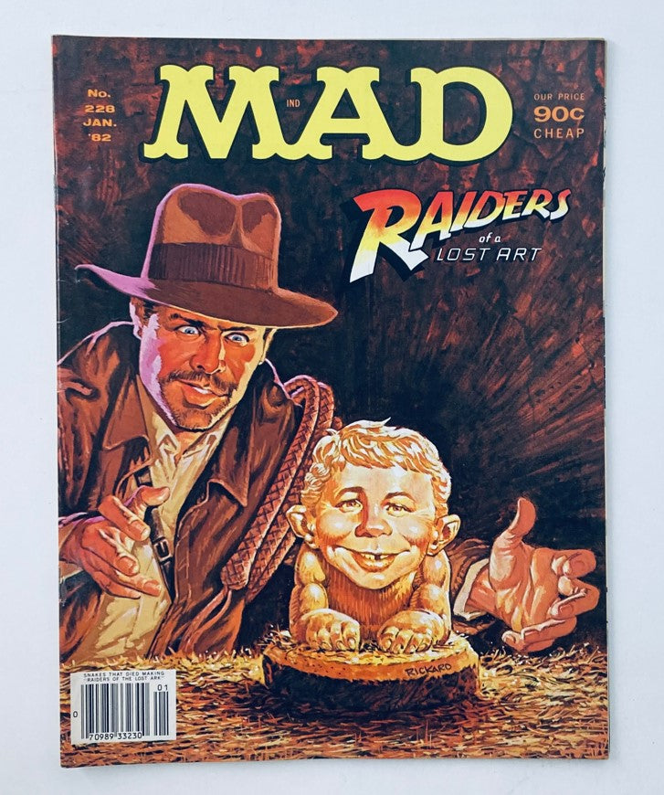 VTG Mad Magazine January 1982 Raiders of Lost Art 6.0 FN No Label