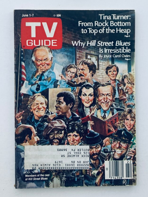 TV Guide Magazine June 1 1985 Tina Turner Pittsburgh Metro Ed.