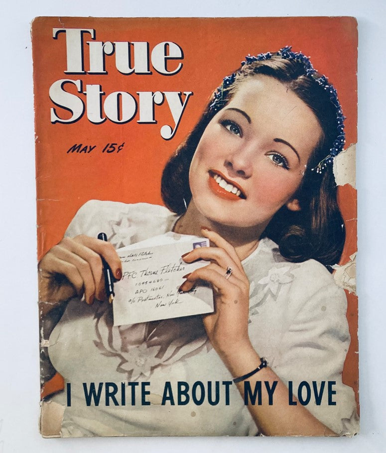 VTG True Story Magazine May 1944 Vol 50 No. 4 I Write About Love No Label