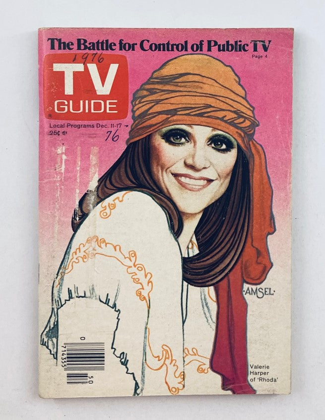 TV Guide Magazine December 11 1976 #1237 Valaerie Harper WA-Baltimore Ed.