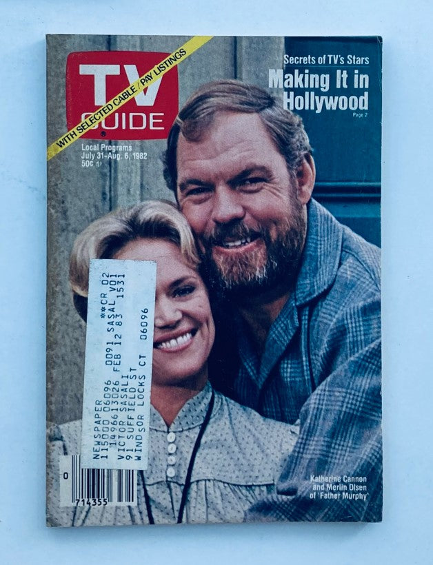 TV Guide Magazine July 31 1982 Father Murphy Cast Hartford-New Haven Ed.