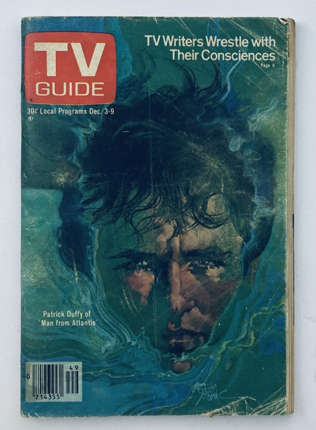 TV Guide Magazine December 3 1977 Patrick Duffy Cincinnati-Dayton Ed. No Label