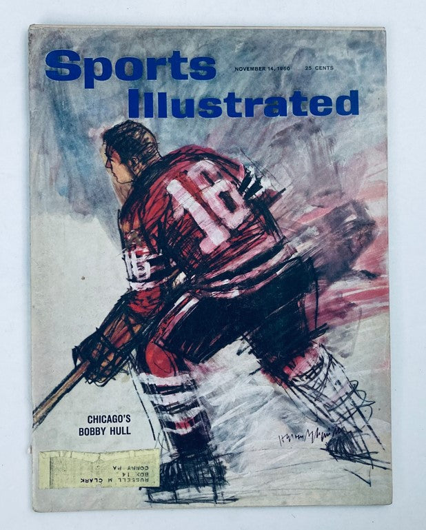 VTG Sports Illustrated Magazine November 14 1960 Vol 13 No. 20 Bobby Hull