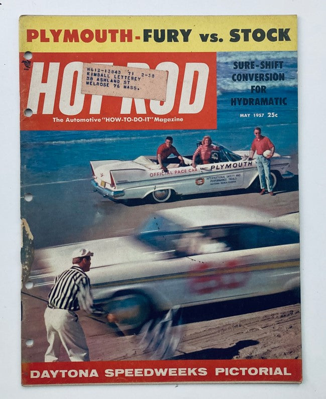 VTG Hot Rod Magazine May 1957 Vol 10 No. 5 Daytona Speedweeks Pictorial