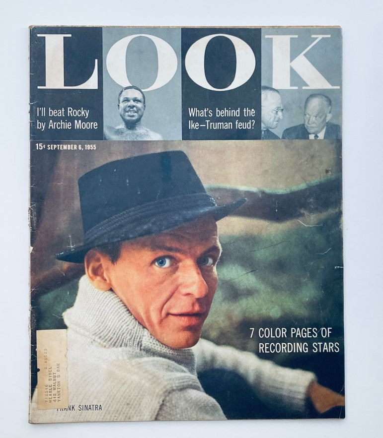 VTG Look Magazine September 6 1955 Vol 19 No. 18 Frank Sinatra, Ike-Truman Feud