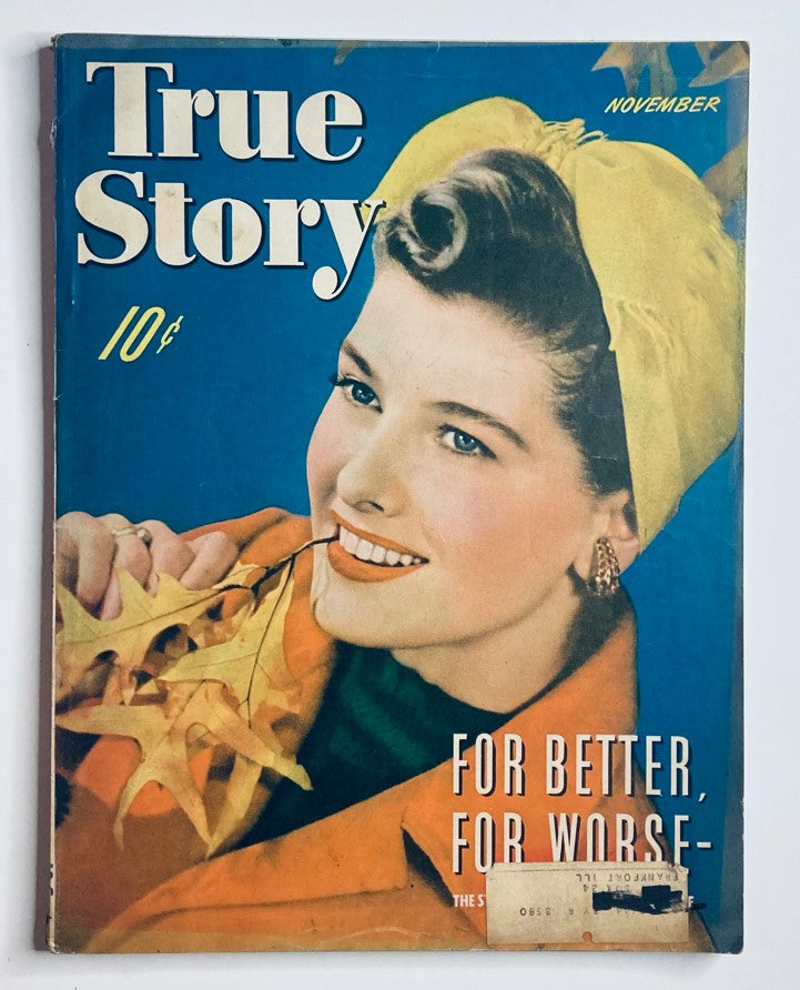 VTG True Story Magazine November 1942 Vol 47 No. 4 For Better, For Worse