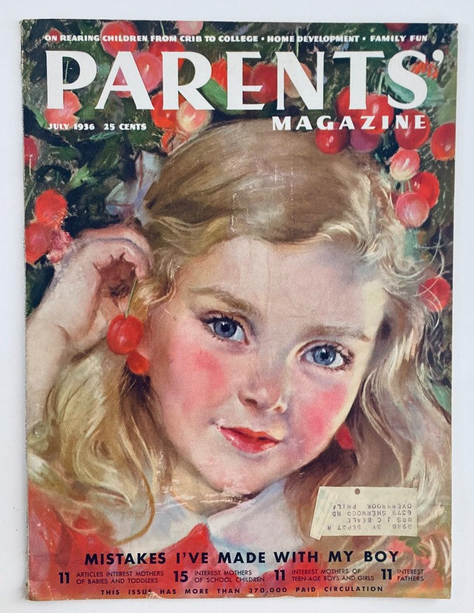 VTG Parents' Magazine July 1936 Vol 11 No. 7 It Can Be Safe and Sane