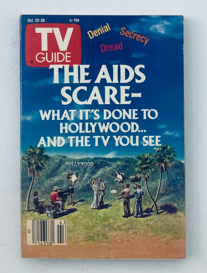 TV Guide Magazine October 22 1988 The Aids Scare WA-Baltimore Ed. No Label