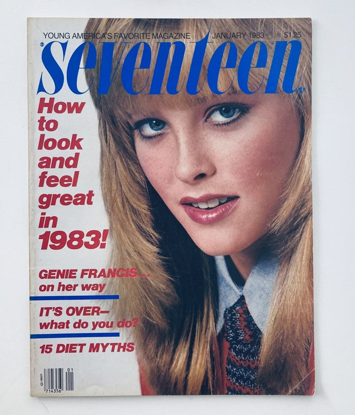 VTG Seventeen Magazine January 1983 Genie Francis... On Her Way No Label