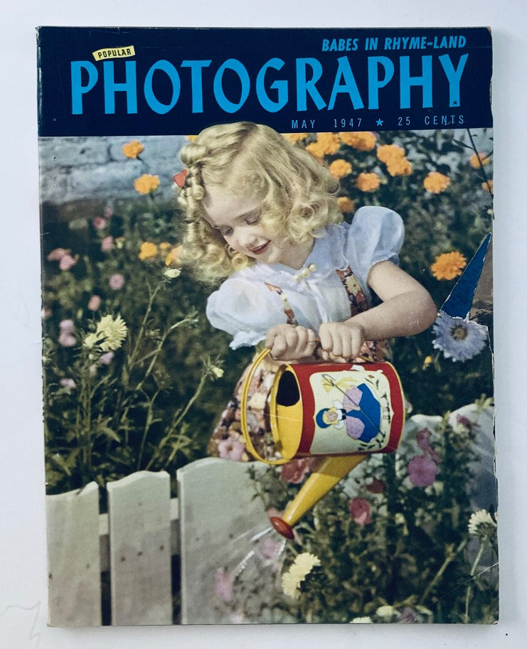 VTG Popular Photography Magazine May 1947 Vol 20 No. 5 Babes Rhyme-Land No Label