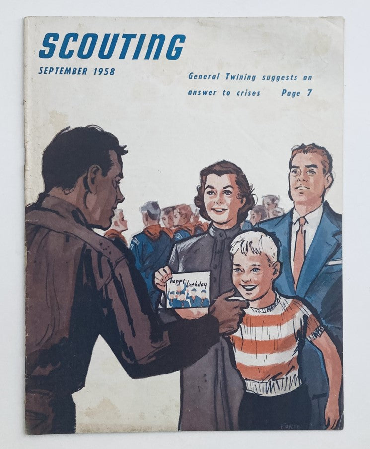 VTG Scouting Magazine September 1958 Vol 46 No. 7 Leisure-Time Interests