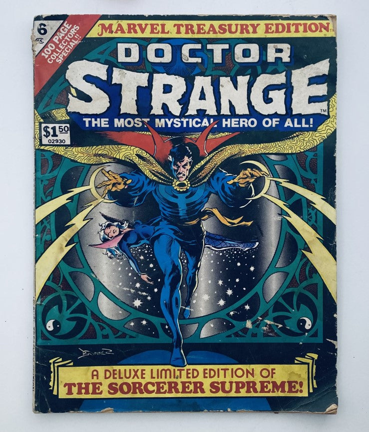 VTG 1974 No. 6  Stan Lee Marvel Treasury Ed. Doctor Strange The Sorcerer Supreme